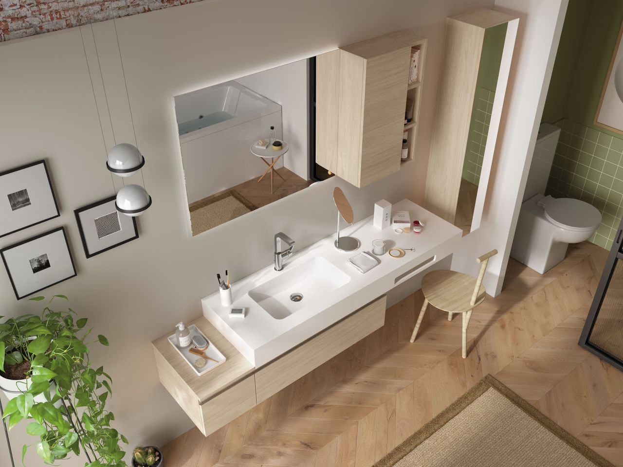 diseño moderno y minimalista de lavabo